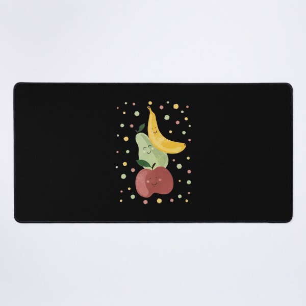 Item preview, Cute Fruit Friends – Smiling Banana, Pear & Apple Illustration designed and sold by reyvelert.