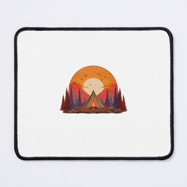 Item preview, Camping During a Cozy Sunset designed and sold by RobertsJourney.
