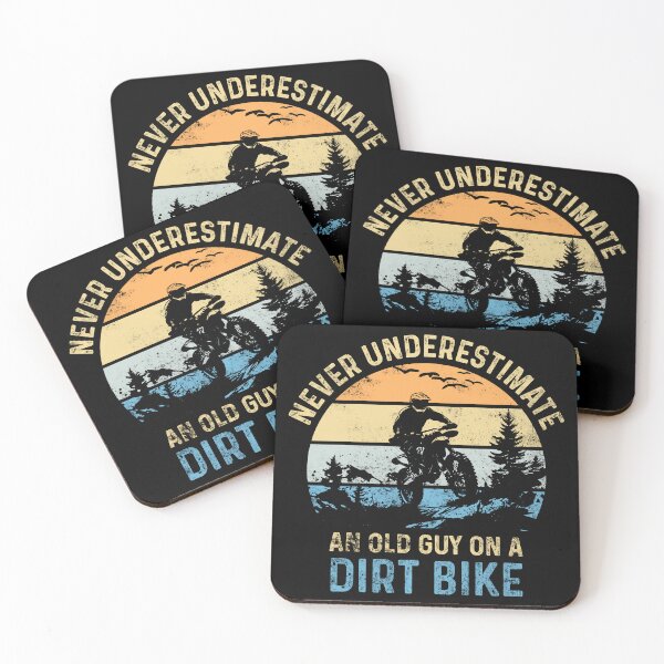 Item preview, Never Underestimate an Old Man Biker Funny Motorcycle designed and sold by LounisArt.