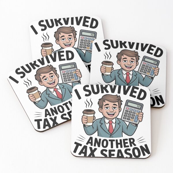 Item preview, I Survived Another Tax Season Funny Accountant Shirt designed and sold by Viktorio Art Shop.