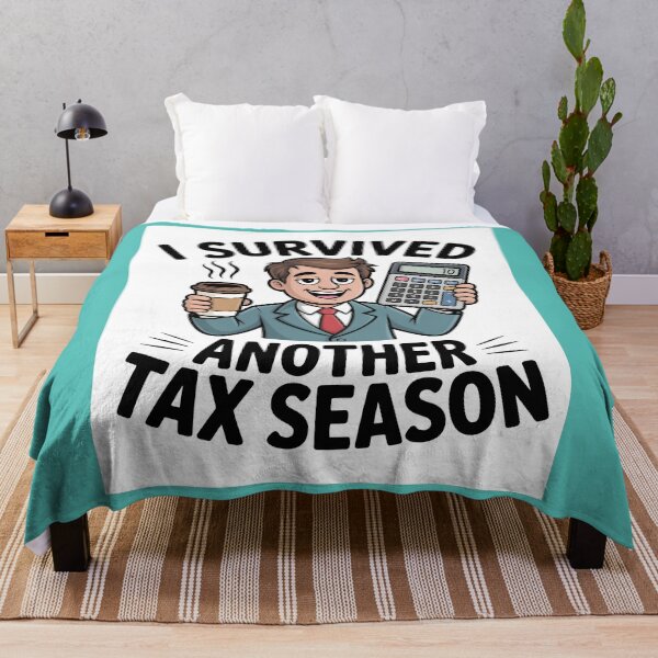 Item preview, I Survived Another Tax Season Funny Accountant Shirt designed and sold by Viktorio Art Shop.