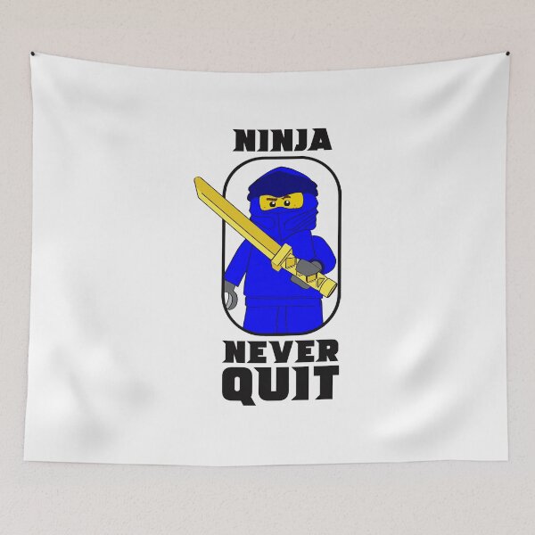 Item preview, Ninjago Ninja Never Quit Jay Blue Fan designed and sold by bravorodmyr.