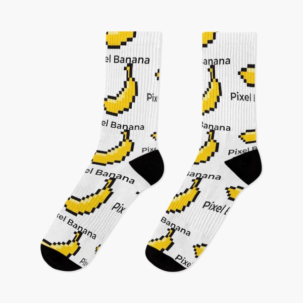 Item preview, Pixel Banana – Retro Digital Fruit Design designed and sold by SplashTastic.