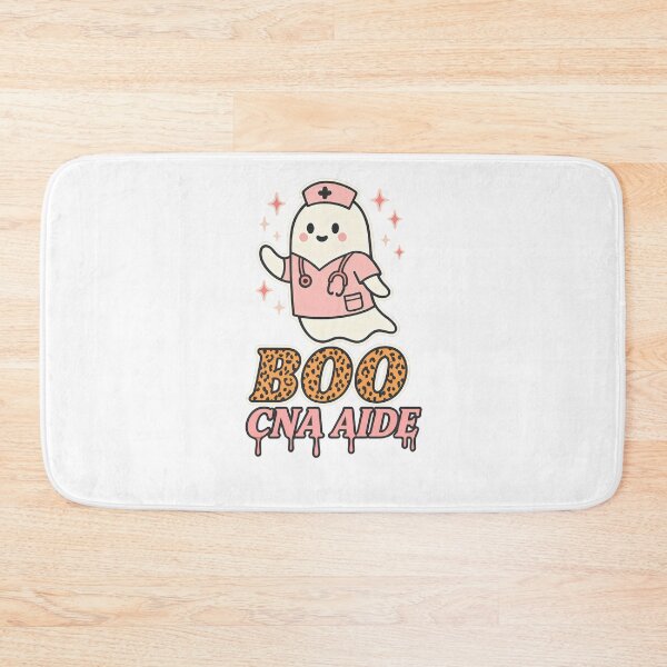 Aperçu de l'œuvre Aide-soignante fantôme – Un adorable design d'Halloween pour une infirmière fantôme créée et vendue par ClinicalHubs.