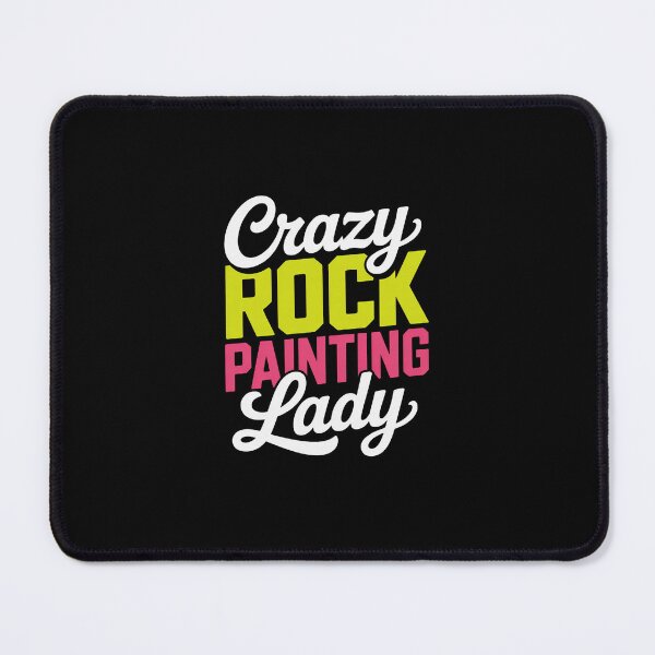 Item preview, Crazy Rock Painting Lady designed and sold by andreaswest.