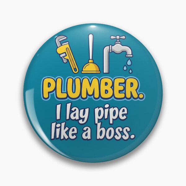 Item preview, Plumber I Lay Pipe Like A Boss - Funny Adult Humor Trade Art designed and sold by AdyKurniawan.
