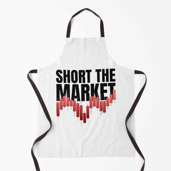 Item preview, Short The Market | Bearish Red Candlestick Chart & Put Option Trading designed and sold by PixelPlush.