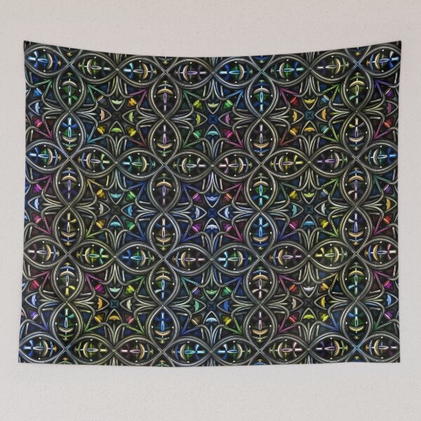 Item preview, Rainbow Celtic Knotwork Pattern designed and sold by Kaleidoscope Print.