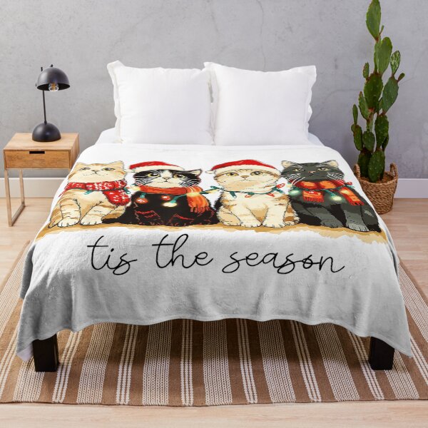 Item preview, Tis The Season Cat Christmas designed and sold by WayTBeenkenArt.