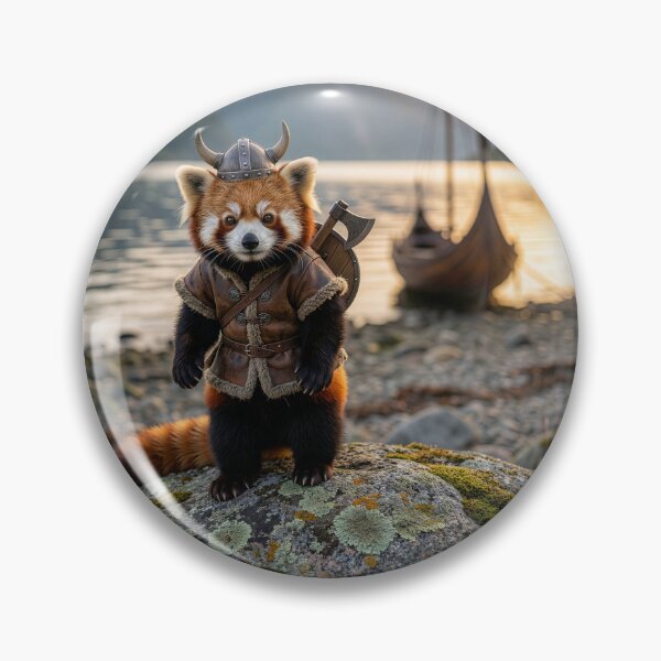 Item preview, Eric the Red Panda Viking designed and sold by Tridentulus.