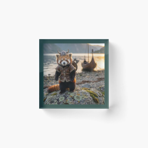 Item preview, Eric the Red Panda Viking designed and sold by Tridentulus.