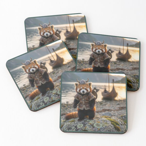 Item preview, Eric the Red Panda Viking designed and sold by Tridentulus.