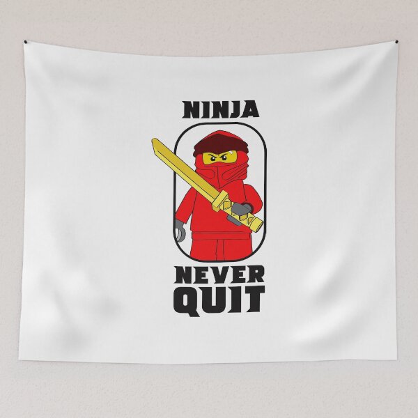 Item preview, Ninjago Ninja Never Quit Kai Red Fan designed and sold by bravorodmyr.