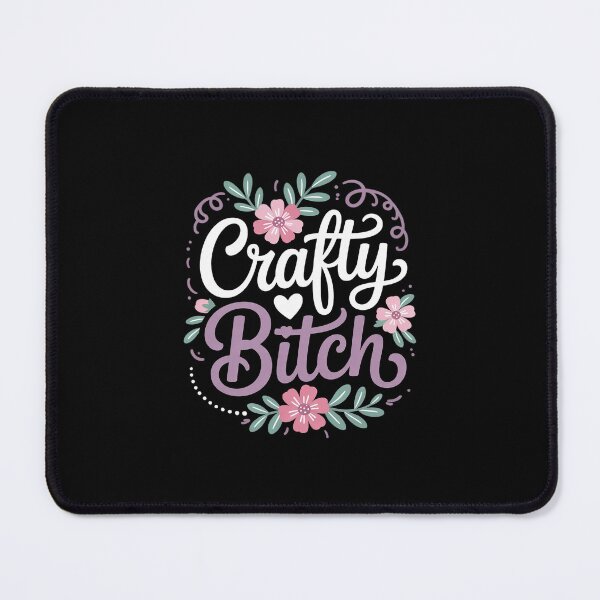 Item preview, Crafty Bitch Illustration for Women Crafters designed and sold by andreaswest.