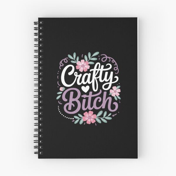 Item preview, Crafty Bitch Illustration for Women Crafters designed and sold by andreaswest.