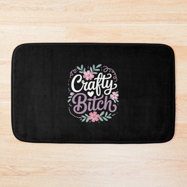 Item preview, Crafty Bitch Illustration for Women Crafters designed and sold by andreaswest.