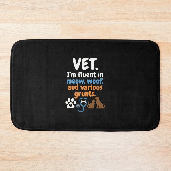 Item preview, Vet I'm Fluent In Meow Woof And Grunts - Funny Veterinarian Art designed and sold by AdyKurniawan.