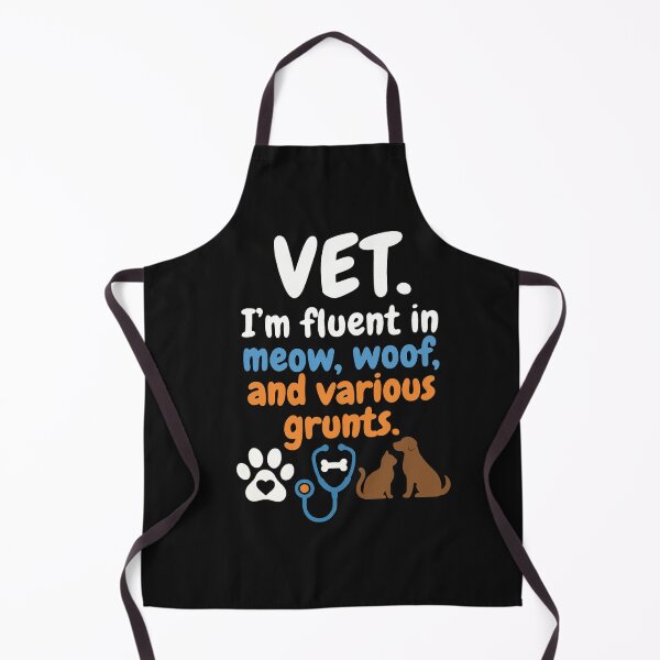 Item preview, Vet I'm Fluent In Meow Woof And Grunts - Funny Veterinarian Art designed and sold by AdyKurniawan.