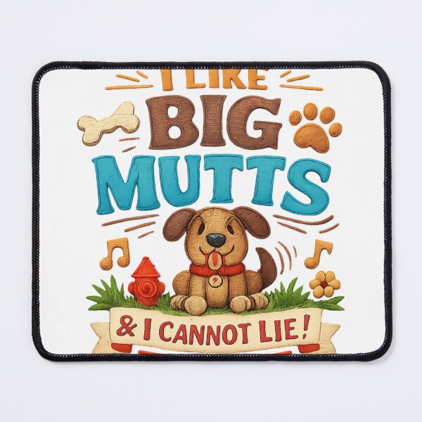 Item preview, "I Like Big Mutts" Clay-Style Dog Graphic designed and sold by newvisionart191.