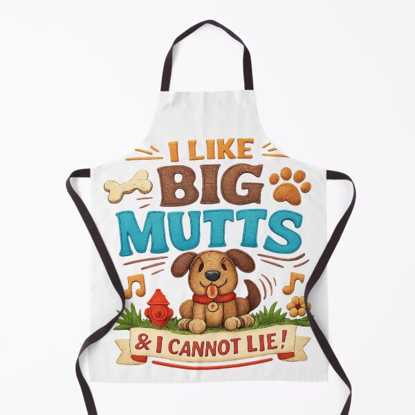 Item preview, "I Like Big Mutts" Clay-Style Dog Graphic designed and sold by newvisionart191.