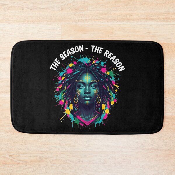 Item preview, The Season The Reason Afro Art Portrait – Bold Cultural Illustration designed and sold by Teetreasure2.