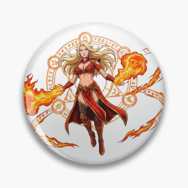 Item preview, Sigil & Flame: Elven Sorceress designed and sold by SkinnyFlatWhite.