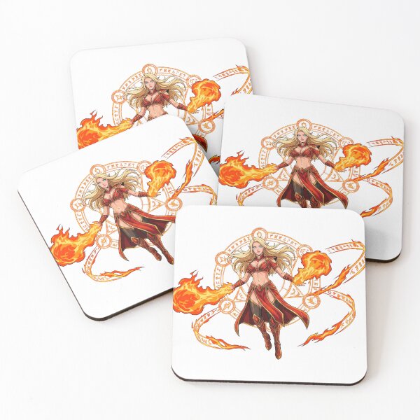 Item preview, Sigil & Flame: Elven Sorceress designed and sold by SkinnyFlatWhite.