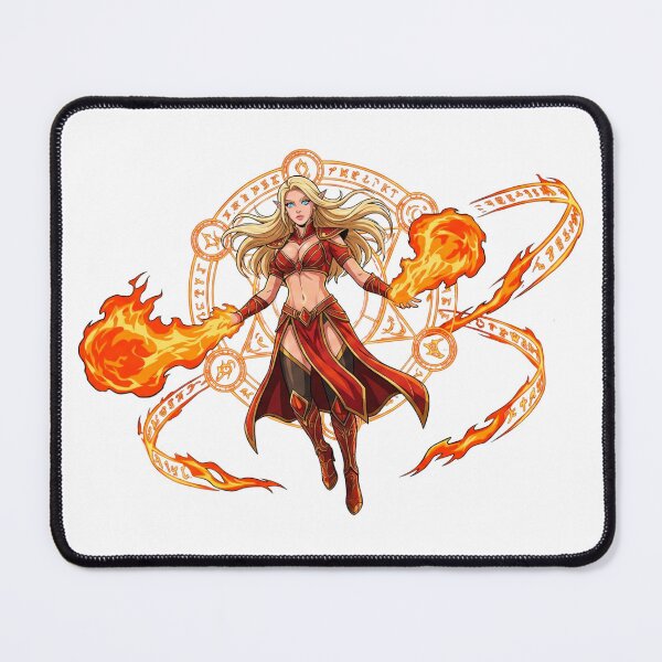 Item preview, Sigil & Flame: Elven Sorceress designed and sold by SkinnyFlatWhite.