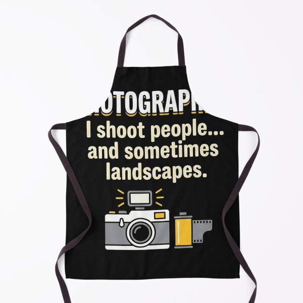 Item preview, Photographer I Shoot People And Sometimes Landscapes - Funny Camera Art designed and sold by AdyKurniawan.