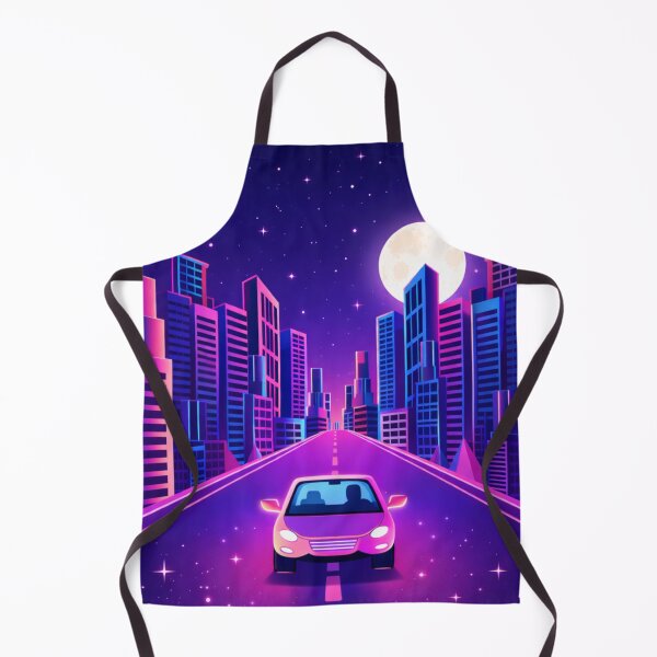 Artikelvorschau, Neon Nights – Retro-Synthwave-Stadtautobahnkunst entworfen und verkauft von anandsiva2703.