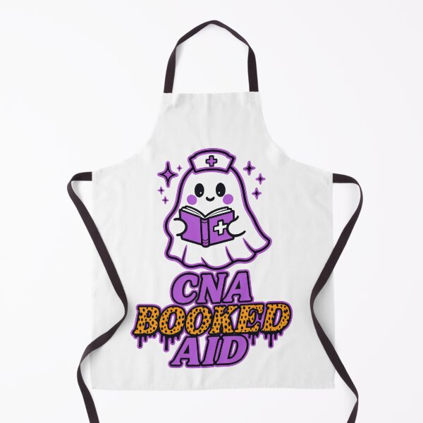 Item preview, CNA Booked Aid – Cute Ghost CNA Studying Halloween Design designed and sold by ClinicalHubs.
