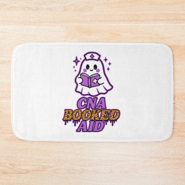 Item preview, CNA Booked Aid – Cute Ghost CNA Studying Halloween Design designed and sold by ClinicalHubs.