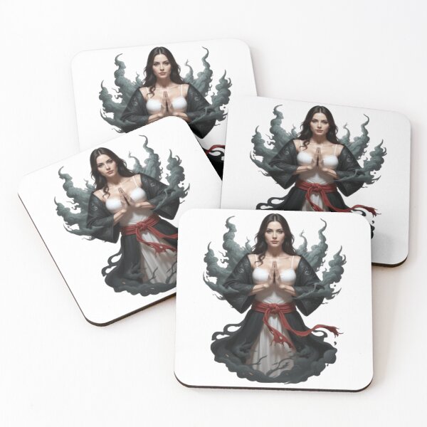 Item preview, Mystical Woman in Prayer – Celestial Spiritual Guardian designed and sold by JonathanP514.