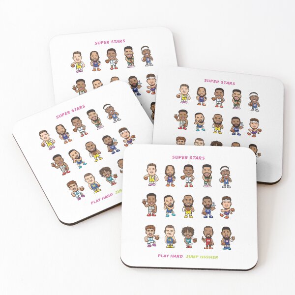 Item preview, Super Stars  Cute Cartoon Basketball Player Illustration designed and sold by PJDRAW.