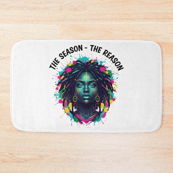 Item preview, The Season The Reason Afro Art Portrait – Bold Cultural Illustration designed and sold by Teetreasure2.