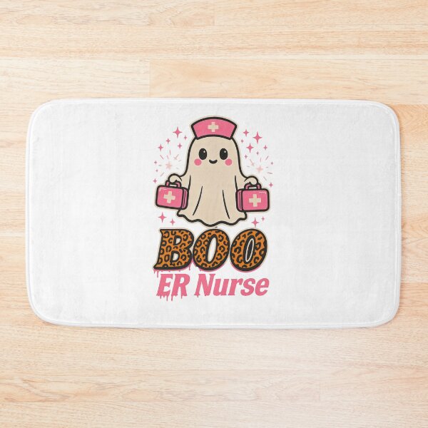 Item preview, Boo ER Nurse – Cute Ghost Emergency Nurse Halloween Design designed and sold by ClinicalHubs.
