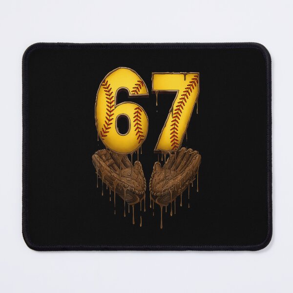 Item preview, Softball 67 Six Seven Meme Funny 6-7 Drip Catcher Men designed and sold by kallerqptart.