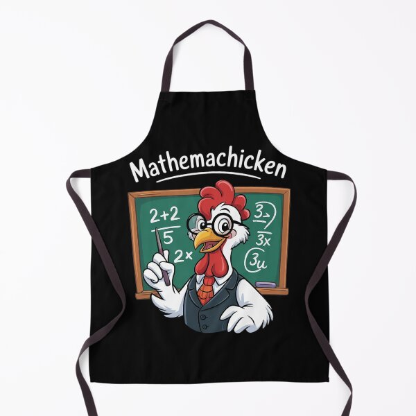 Item preview, Math Teacher Chicken Mathemachicken Pun designed and sold by DigitaldeligArt.