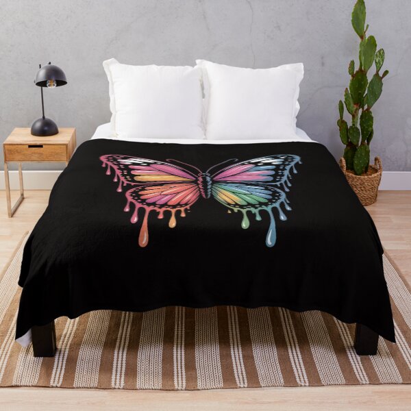 Item preview, Cool Butterfly on colorful painted Butterfly designed and sold by margaridroso.