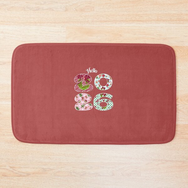 Item preview, Hello 2026 Fun Christmas Pattern Block Numerals designed and sold by HopeAndHustle.