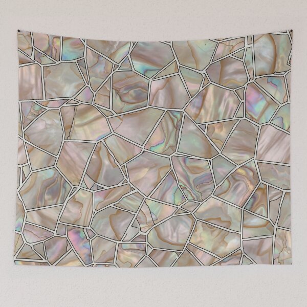 Item preview, Mother of Pearl Mosaic Pattern designed and sold by Kaleidoscope Print.