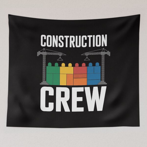 Item preview, Construction Crew Master Builder Bricklayer Building Blocks designed and sold by margaridroso.