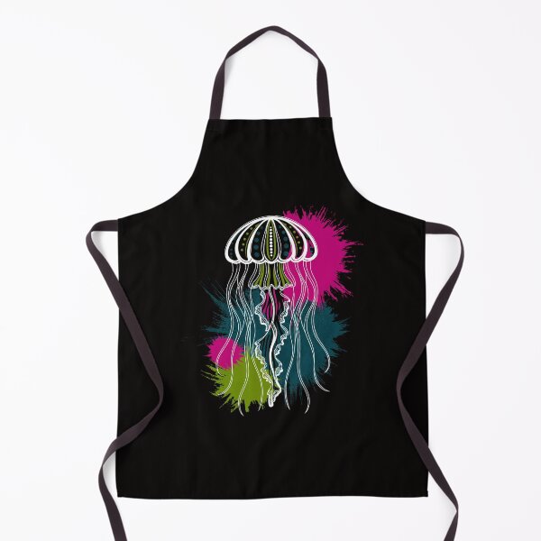 Item preview, Colourful paint Splashed Jellyfish designed and sold by margaridroso.