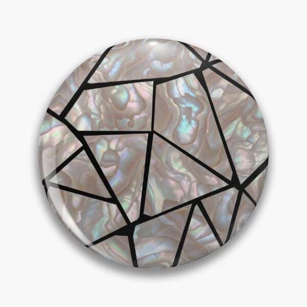 Item preview, Black Grout Pearl Mosaic designed and sold by Kaleidoscope Print.