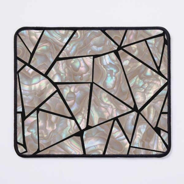 Item preview, Black Grout Pearl Mosaic designed and sold by Kaleidoscope Print.