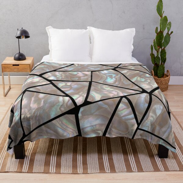 Item preview, Black Grout Pearl Mosaic designed and sold by Kaleidoscope Print.