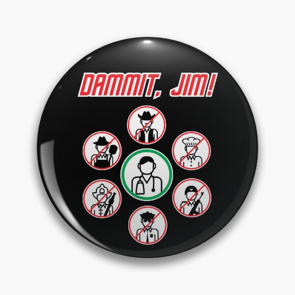 Item preview, Dammit Jim designed and sold by -Koleidescope.