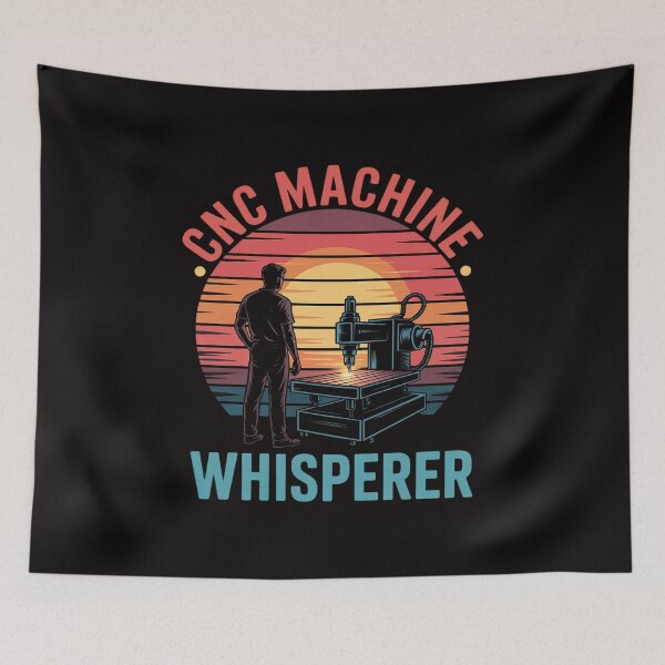 Item preview, Cnc Machinist Metalworker Machining CNC Machine Whisperer designed and sold by margaridroso.