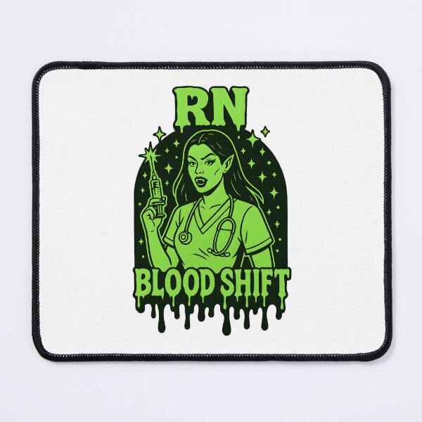 Item preview, RN Blood Shift – Vampire Nurse Halloween Design designed and sold by ClinicalHubs.
