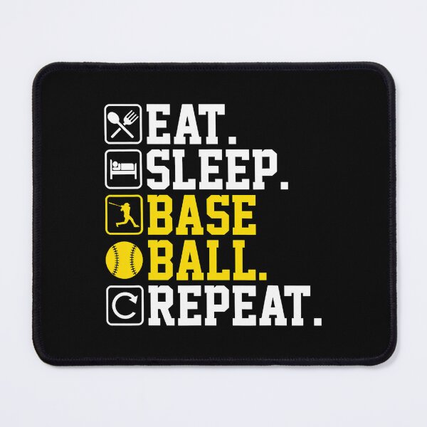 Item preview, Eat Sleep Baseball Repeat designed and sold by oglesum.